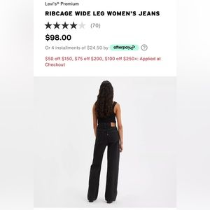 RIBCAGE WIDE LEG WOMEN'S JEANS